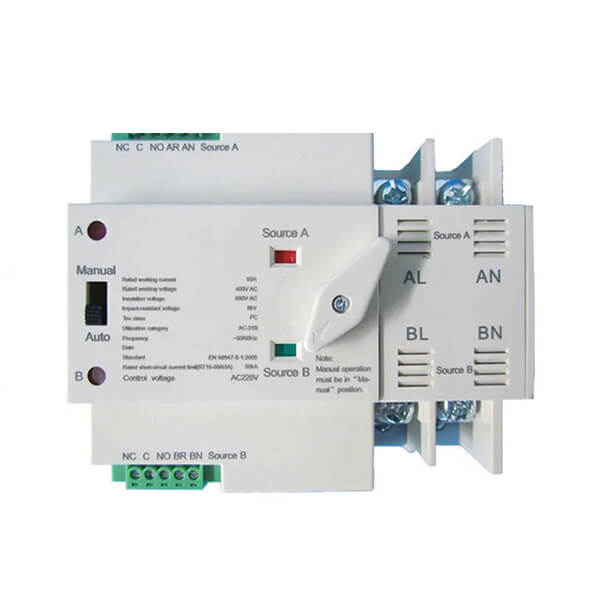 Bộ chuyển nguồn ATS 100A 1 Pha